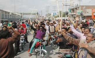 Cases registered against violent protestors: Zaeem