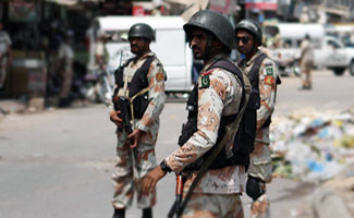 Operations by Rangers, police in Karachi, kill five