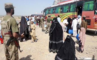 102 displaced families leave for South Wazirstan Agency