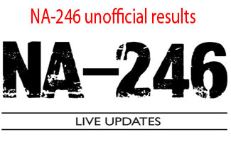 NA-246 unofficial results