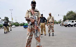 Rangers gun down five terrorists in Karachi