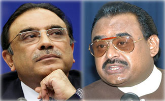Zardari, Altaf discuss political situation