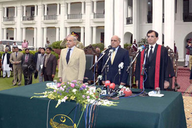 Malik Muhammad Rafique Rajwana swears in