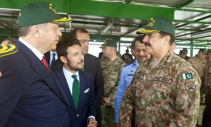 COAS meet Turkish President Erdogan