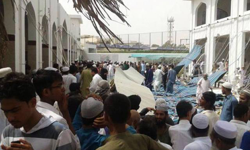Karachi mosque collapse, death toll rises to six
