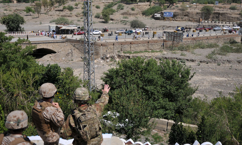 Afghan forces target under construction gate at Torkham: ISPR