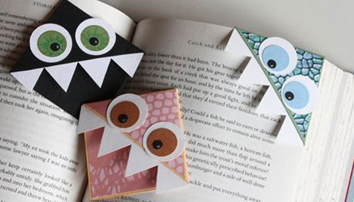 Watch Video: Do it Yourself bookmarks