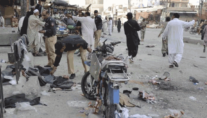 Bombing in Quetta market kills three, wounds 32