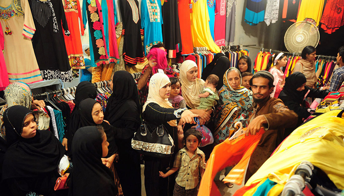Rains severely hit Eid shopping