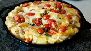 Recipe of the day: Egg & Tomato Strata