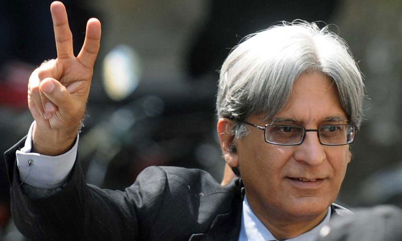 Aitzaz demands holding AJK election under army supervision&Acirc;&nbsp;