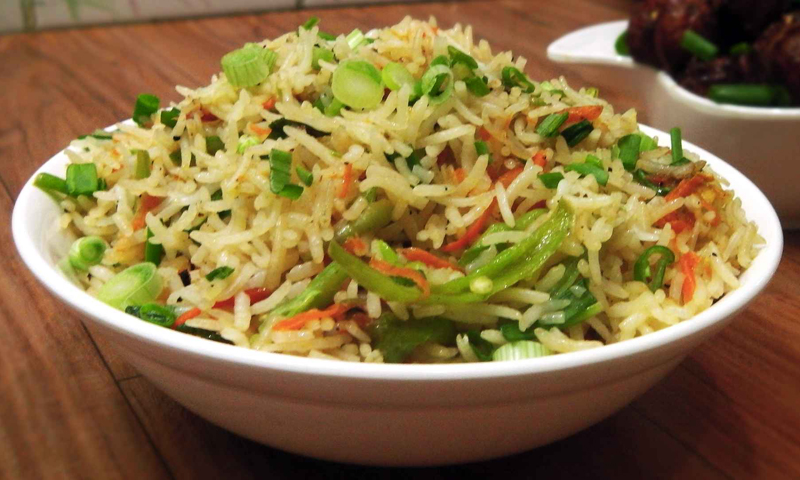 Try to believe it, two minutes fried rice