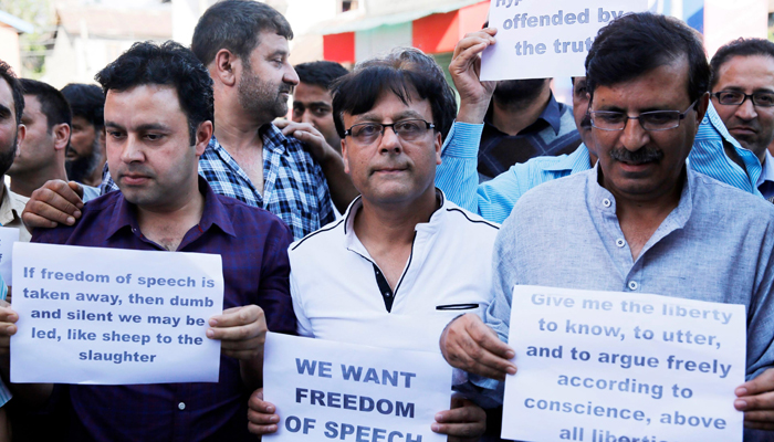 Facebook accused of censoring posts on held Kashmir