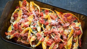 Recipe: Cheese and Spinach stuffed pasta shells
