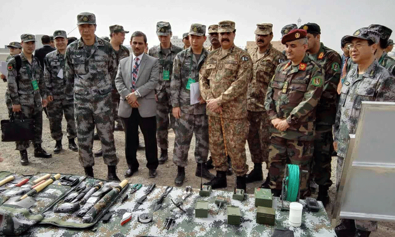 COAS witnesses counter terrorism excercise in China