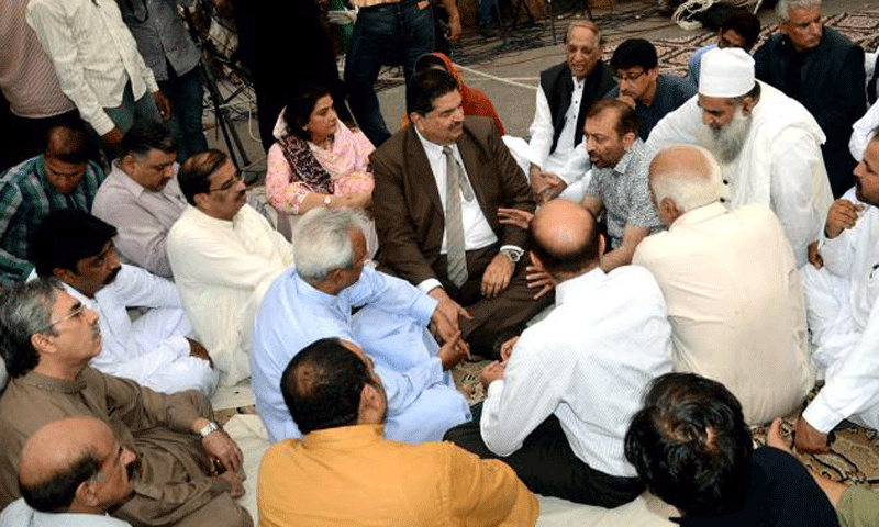 PML-N delegation visits MQM hunger strike camp