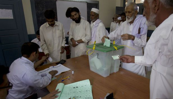 Polling for election of AJK President underway