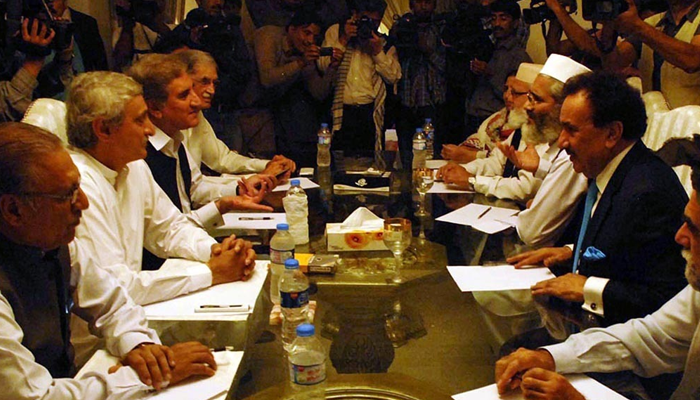 Opposition adopts eight-point declaration