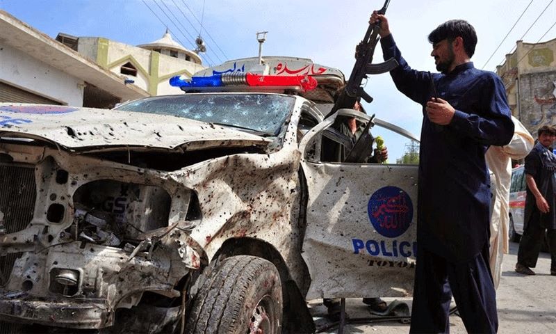 Charsada: Blast near police van, injured eight