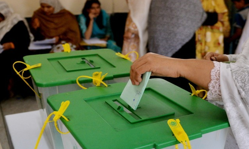 Polling for by-elections underway in KPK