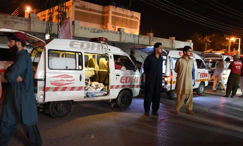 Sixty one martryed, 122 injured in Quetta police training center attack