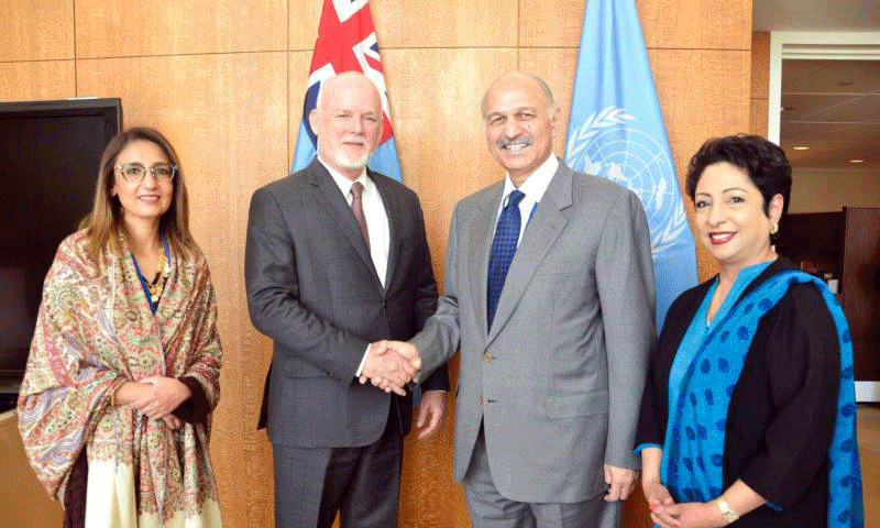 Pakistan presents dossier to UNGA about HR violations in occupied Kashmir