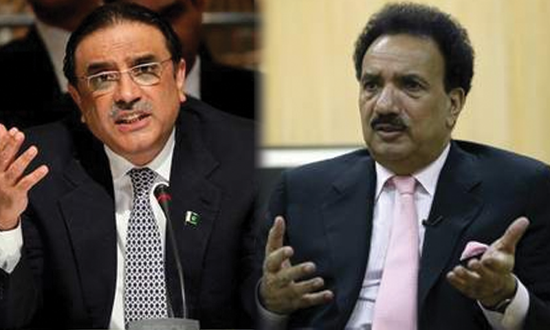 Rehman Malik leaves for London to meet Asif Zardari