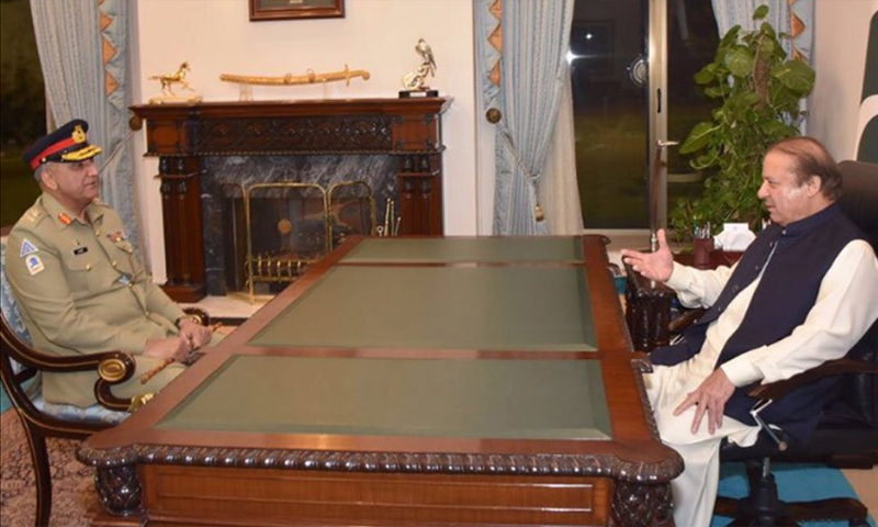 PM Nawaz congragulates newly appointed COAS,CJCSC