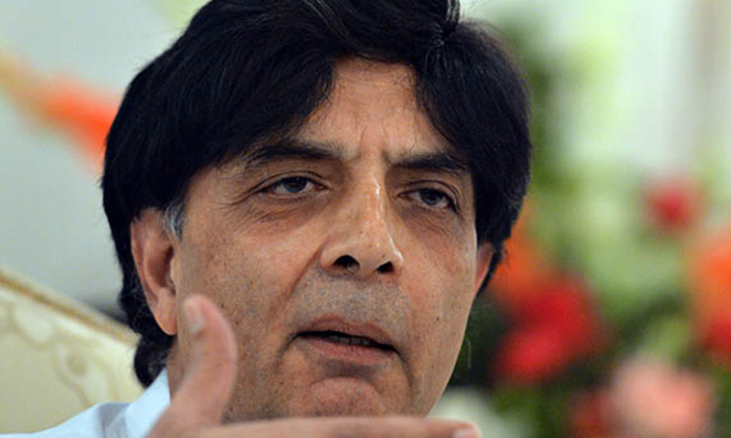 Controversial 'story': Nisar says issue must not be politicised