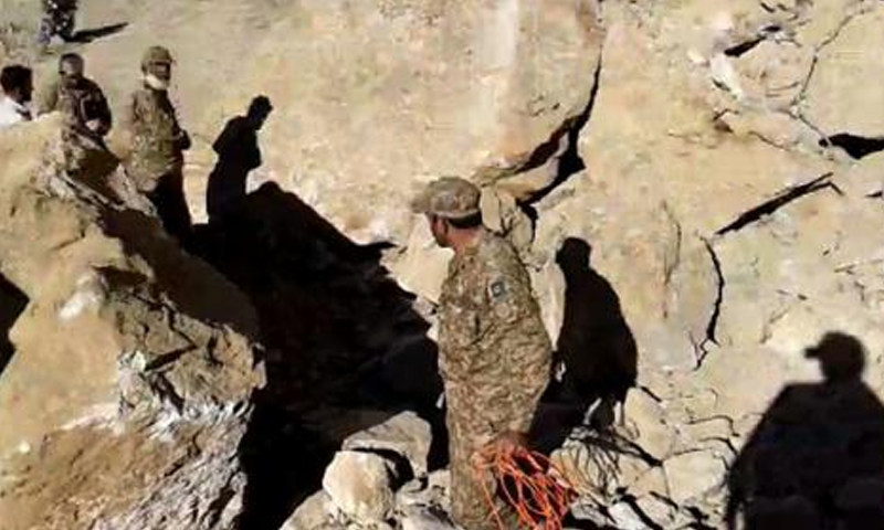 Army team's rescue work continues