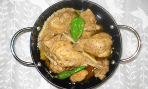Recipe of the day: Chicken White Karahi