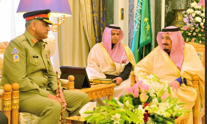 Gen Bajwa calls on Saudi King Salman bin Abdul Aziz