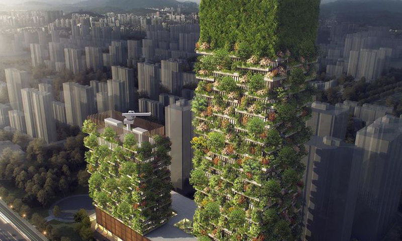 Pollution fighting 'Vertical Forest' buildings coming to China