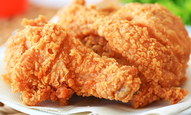 Home made 'KFC' like fried chicken