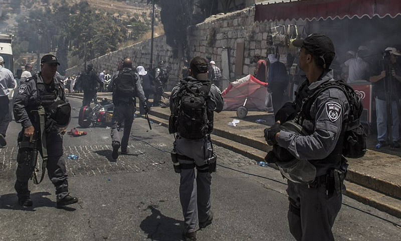 Deadly stabbing, clashes as tensions rise over Jerusalem holy site