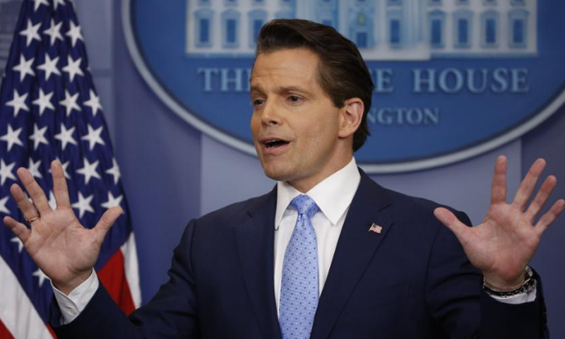 Trump's new hire Scaramucci makes conciliatory debut with media