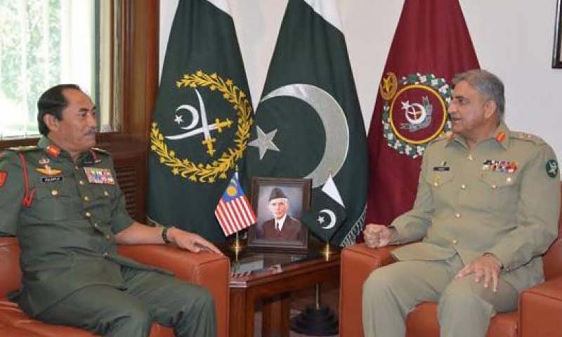 Malaysian Army Chief lauds Pakistan&acirc;&euro;&trade;s efforts for elimination of terrorism