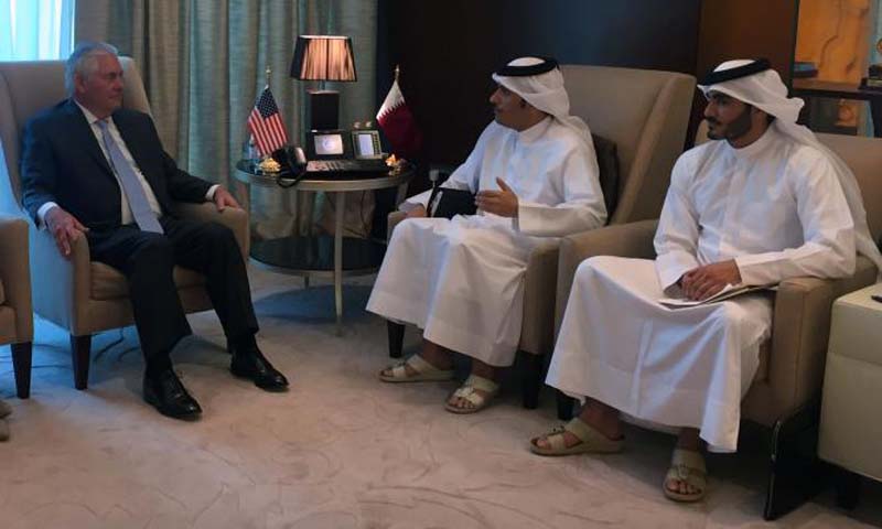 In Doha, Tillerson says Qatar's position 'reasonable' in row with Arab neighbors