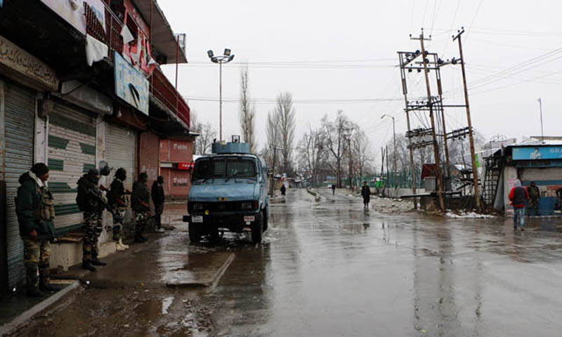 Complete shutdown observed in Pulwama district against martyrdom of 2 youth