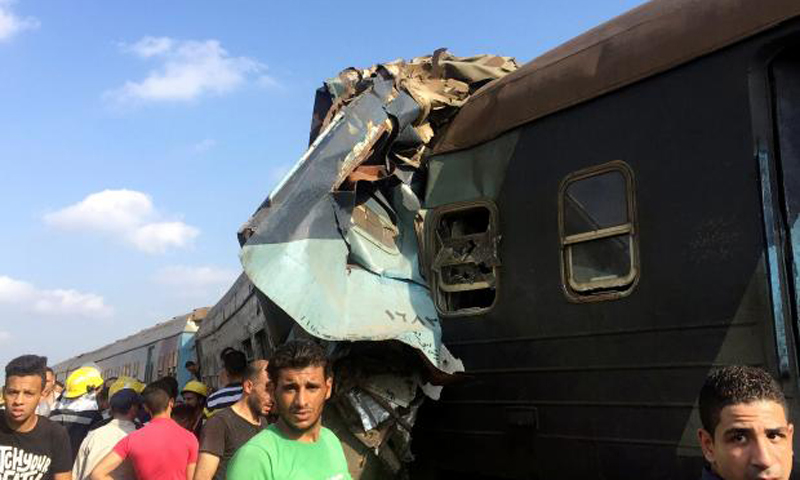 Egypt train crash kills 36, injures more than 100 Egypt train crash kills 36, injures more than 100