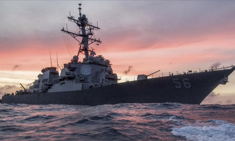 Ten sailors missing after U.S. warship collides with tanker near Singapore
