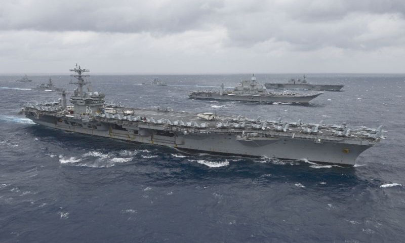 Iran drone flies close to US carrier in Gulf: Pentagon