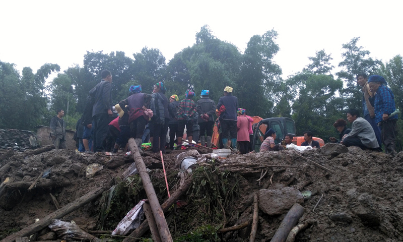 At least six dead, dozens missing, in Indian landslide