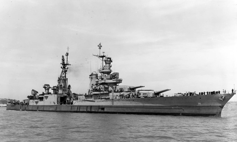 U.S. warship Indianapolis found 18,000 feet deep in Pacific Ocean