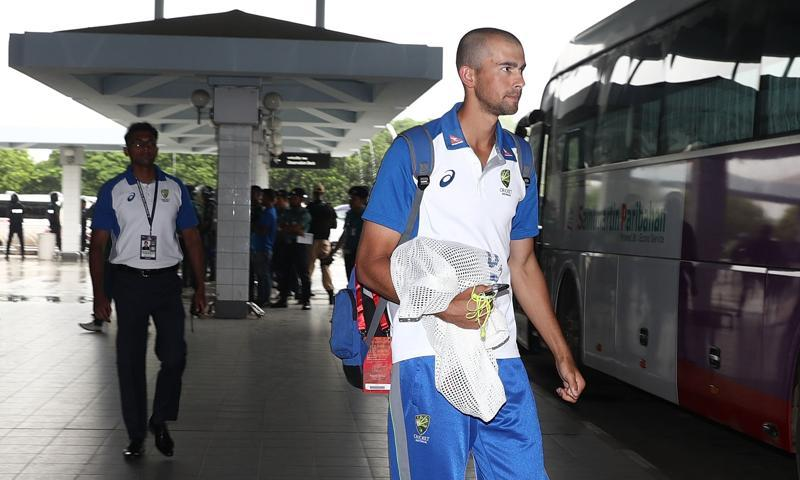 Cricket: Australian team bus hit by stone in Bangladesh