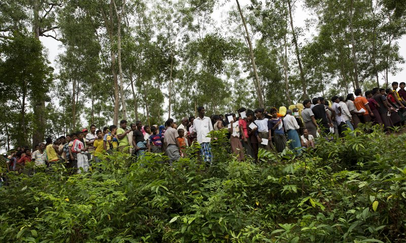 Bangladesh truck carrying Rohingya Muslim aid crashes; 9 die