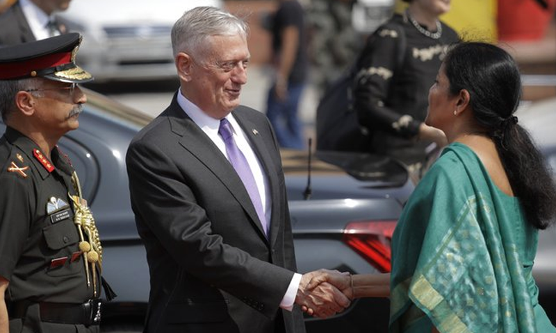 US defense chief in India for talks on jets, Afghanistan