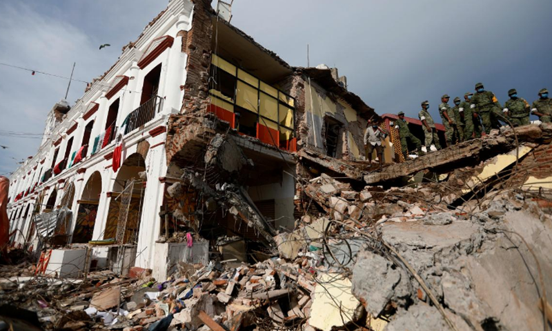 Mexico's strongest quake in 85 years kills dozens in the poor south