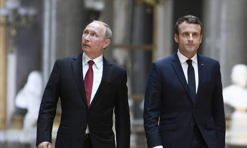 Putin, Macron agree 'negotiations' the only way to defuse N.Korea tensions: Kremlin