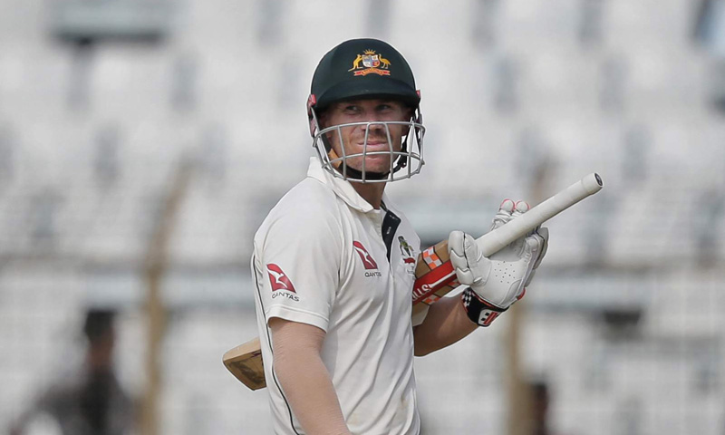 Bangladesh strike back after Warner ton